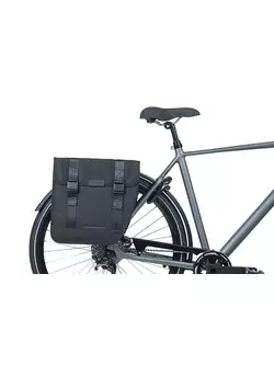 BASIL dvojitá taška na bicykel TOUR XL DOUBLE BAG, 35L, black, 18196