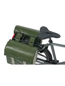 BASIL dvojitá taška na bicykel URBAN LOAD TORBA DOUBLE BAG, green/sand 18226