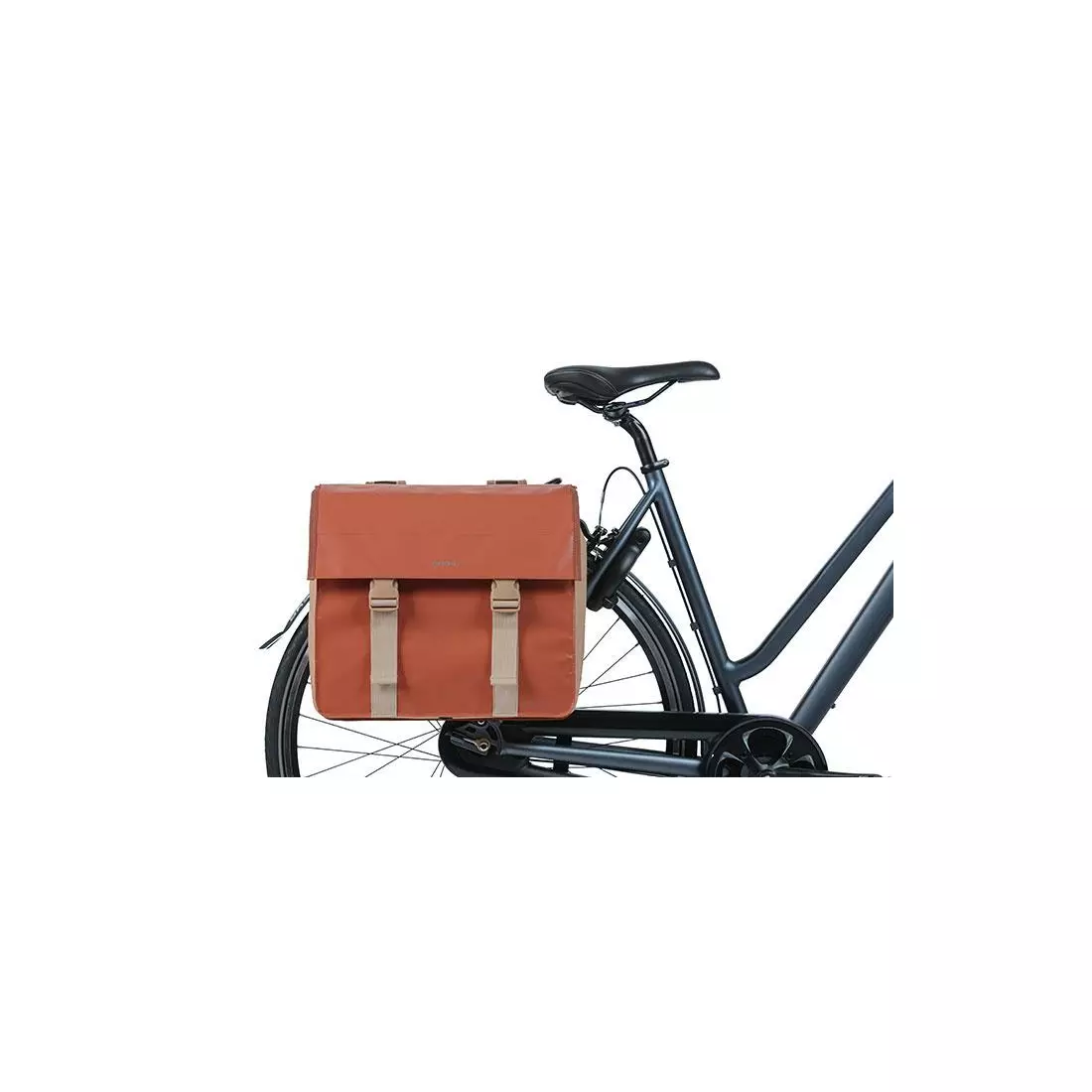 BASIL dvojitá taška na bicykel URBAN LOAD TORBA DOUBLE BAG, terra/rose 18227