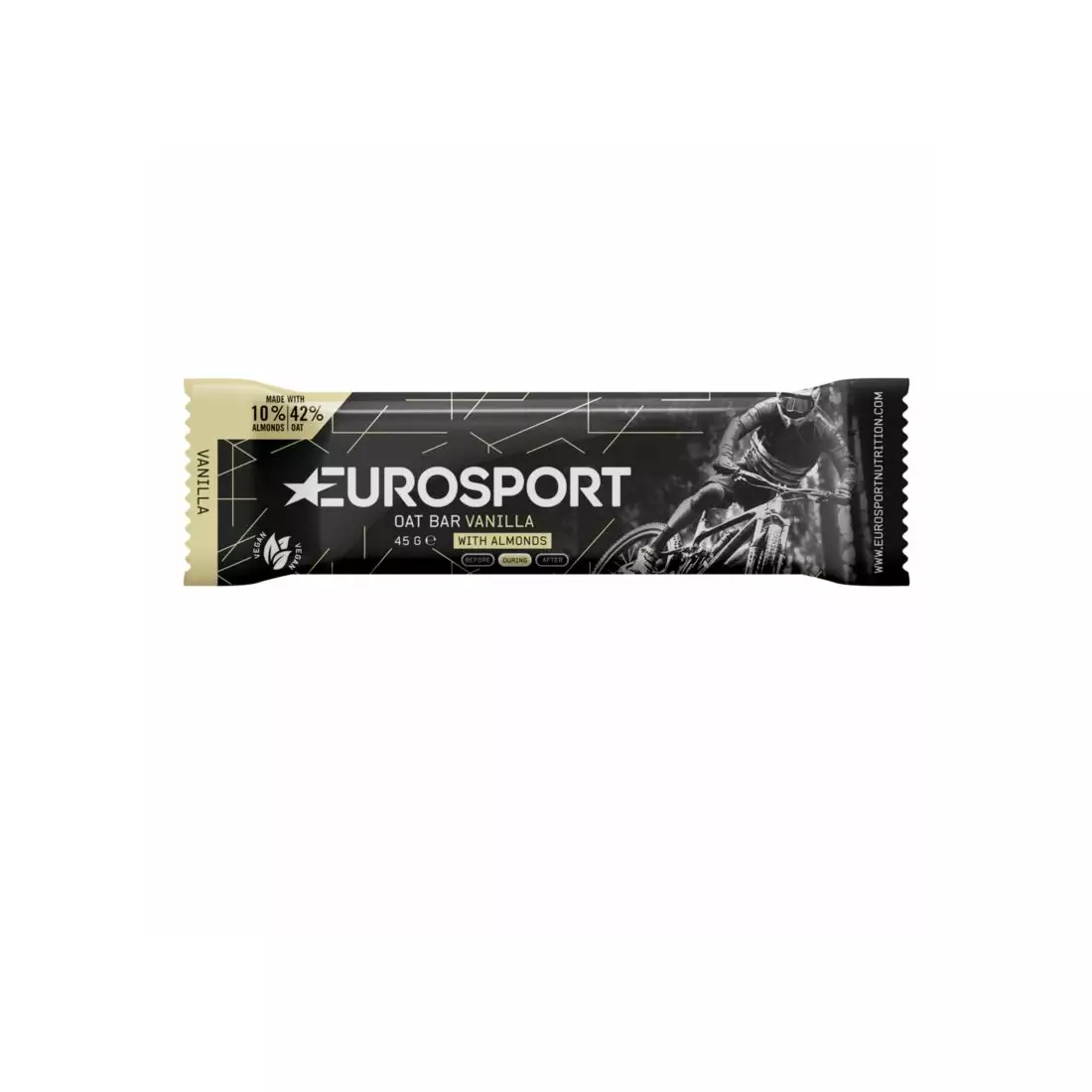 EUROSPORT tyčinka z vanilkových ovsených vločiek 45g E-0084