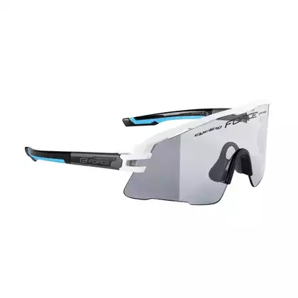 FORCE AMBIENT fotochromatické športové okuliare, bielo-šedo-čierne
