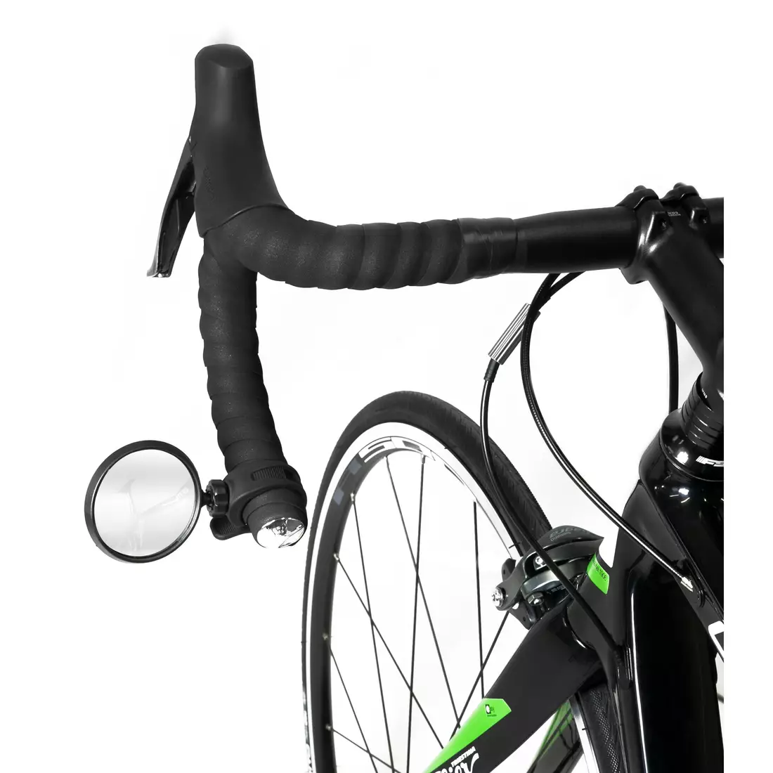 FORCE Rotačné zrkadlo na bicykel, čierna 462975
