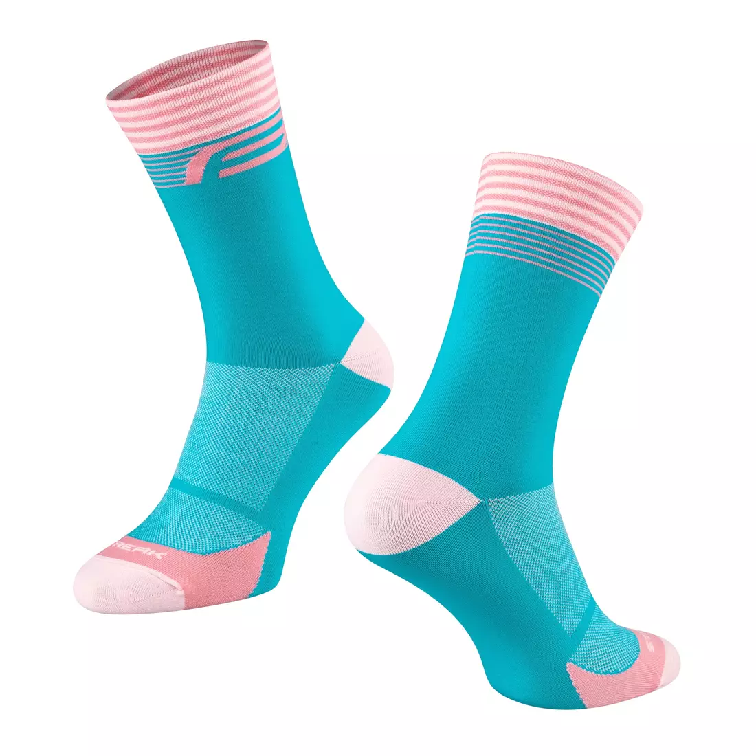 FORCE Športové ponožky STREAK blue/pink 9009133