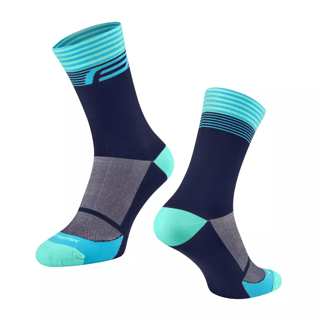 FORCE Športové ponožky STREAK, modro-tyrkysová, 9009129