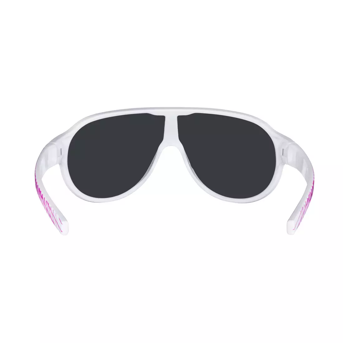 FORCE dámske / mládežnícke okuliare, slnečné okuliare ROSIE, biele a ružové, čierne sklá 90965