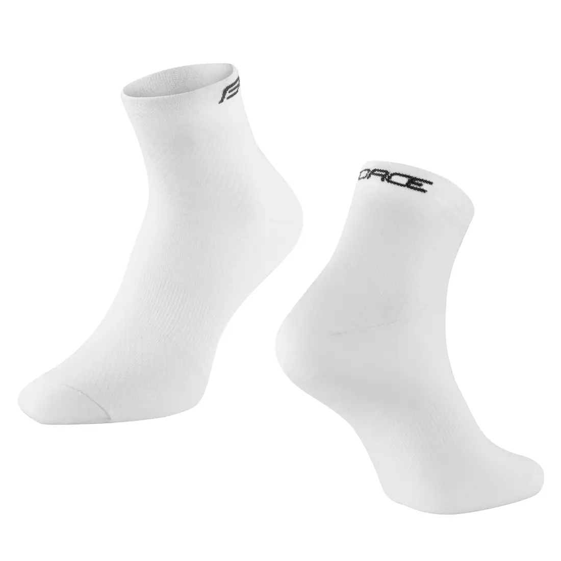 FORCE ponožky MID, biele 90090107