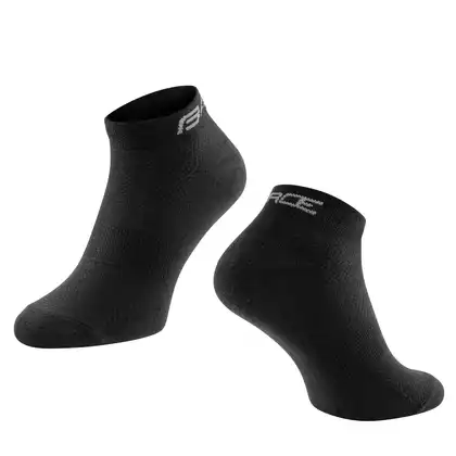 FORCE členkové ponožky SHORT, čierne 90090101
