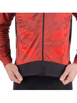 KAYMAQ pánska zimná cyklistická bunda softshell, červená JWS-001