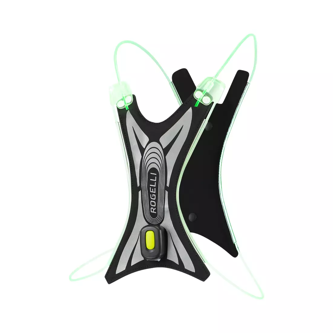 ROGELLI reflexná vesta s LED diódami green ROG351115.ONE SIZE
