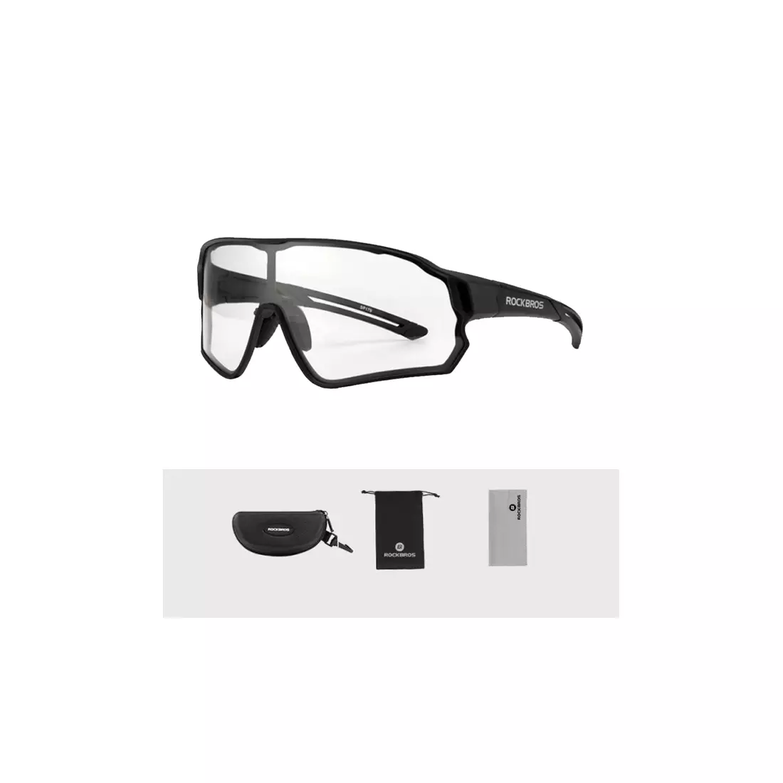 Rockbros 10139 cyklistické / športové okuliare s fotochromatickou úpravou čierna