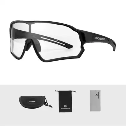 Rockbros 10139 cyklistické / športové okuliare s fotochromatickou úpravou čierna