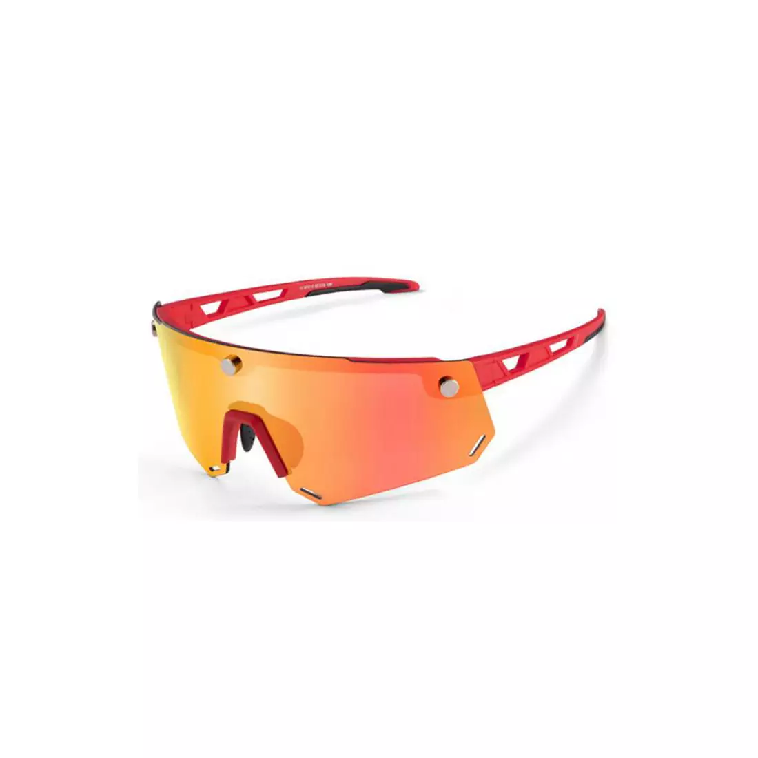 Rockbros SP213RB Polarizované cyklistické / športové okuliare, červené 