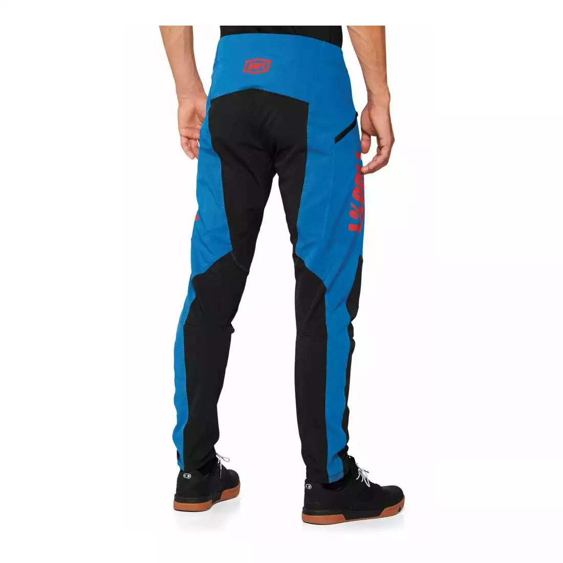 100% R-CORE X Pánske cyklistické nohavice, modro-čierna