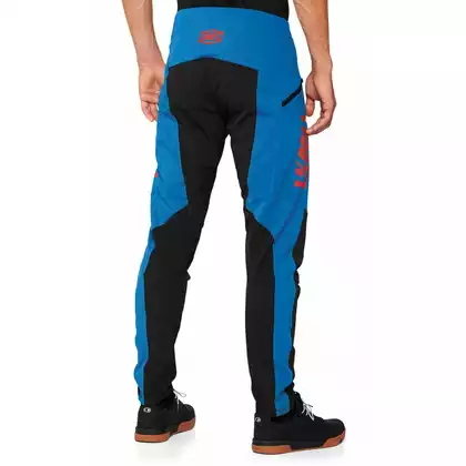 100% R-CORE X Pánske cyklistické nohavice, modro-čierna