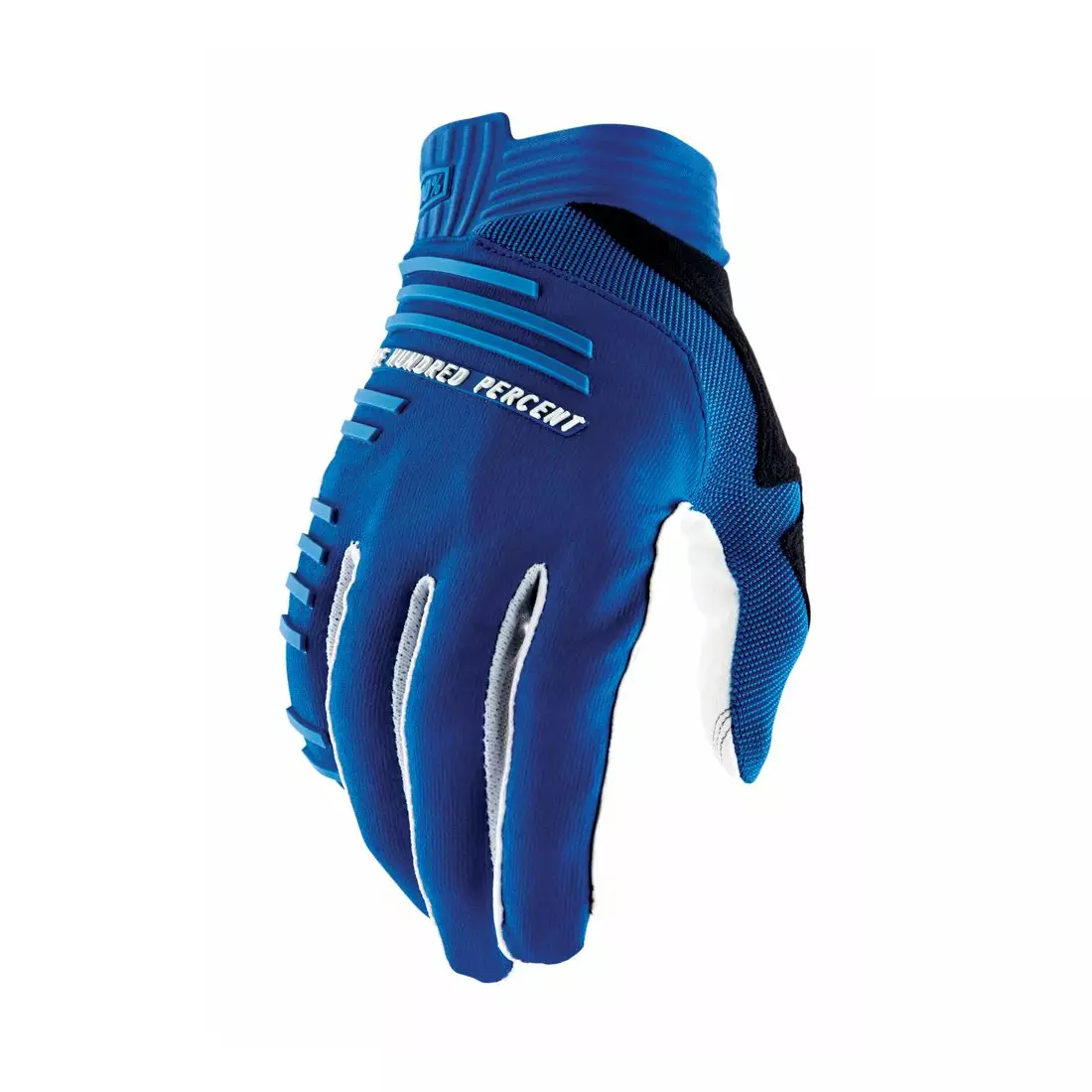 100% R-CORE pánske cyklistické rukavice, modrá