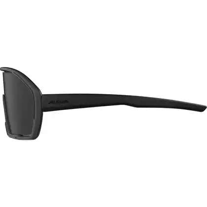 ALPINA Športové okuliare BONFIRE BLACK MATT - MIRROR BLACK, A8687431