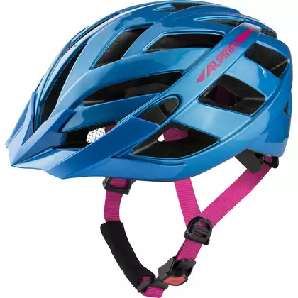 ALPINA PANOMA 2.0 cyklistická prilba, blue-pink gloss