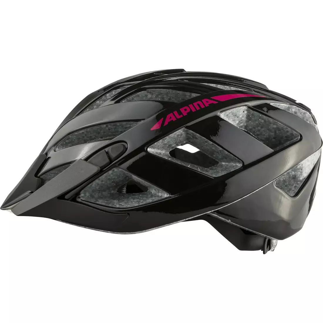 ALPINA PANOMA 2.0 cyklistická prilba, black-pink gloss