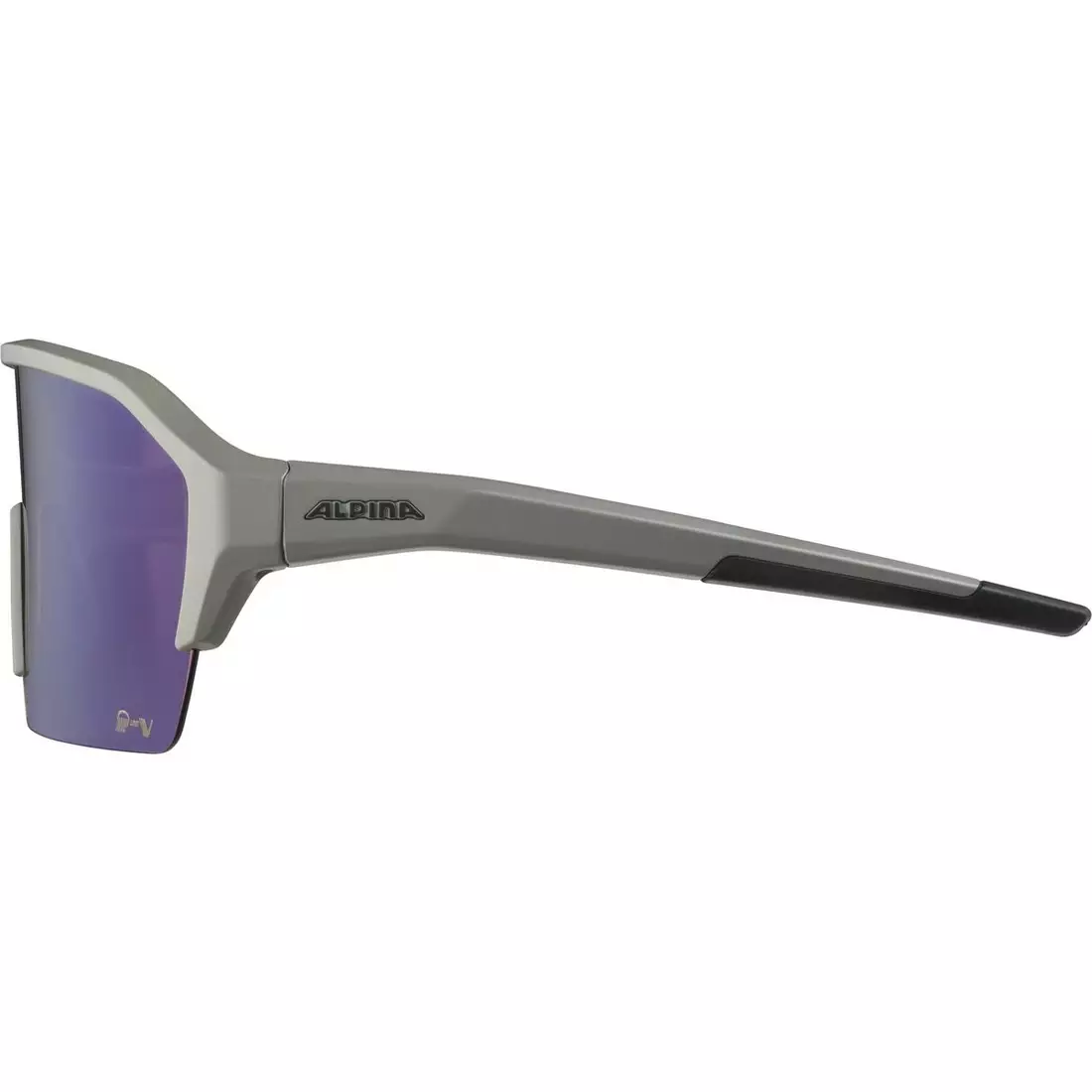 ALPINA RAM HR Q-LITE V Cyklistické / športové okuliare, fotochromatické, moon grey matt