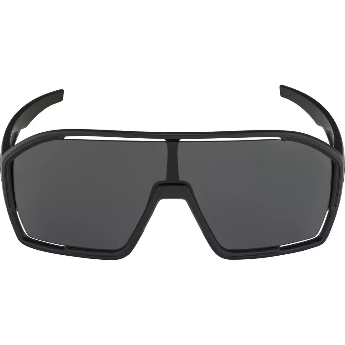 ALPINA Športové okuliare BONFIRE BLACK MATT - MIRROR BLACK, A8687431