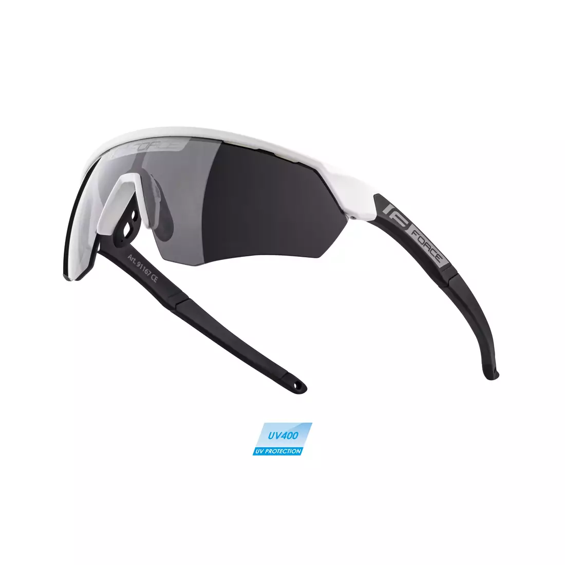 FORCE slnečné okuliare ENIGMA white/black 91167