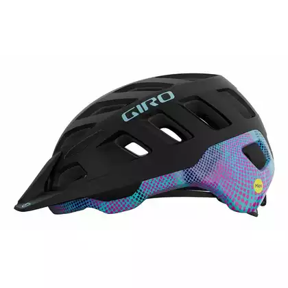 GIRO RADIX MTB dámska cyklistická prilba, čierny mat