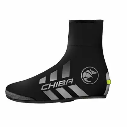 CHIBA FULL NEOPREN chrániče proti dažďu pre cyklistickú obuv, čierne 31499C-3