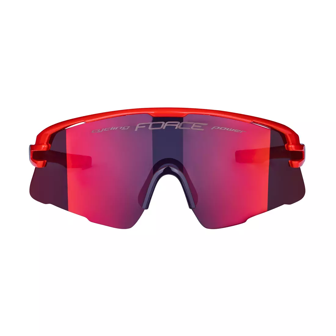 FORCE športové okuliare AMBIENT (red mirror lens S3) red/grey 910932