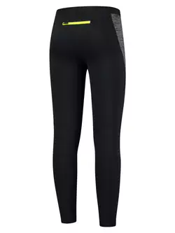 Rogelli ENJOY pánske zateplené joggingové nohavice, čierna reflexná