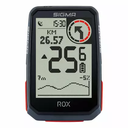 SIGMA Počítadlo bicyklov ROX 4.0 HR SET black SIG-01062