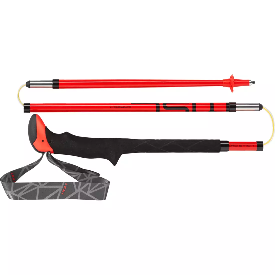 LEKI TR Micro Stick Carbon Nordic walking/trekingové palice, oranžovo-čierna