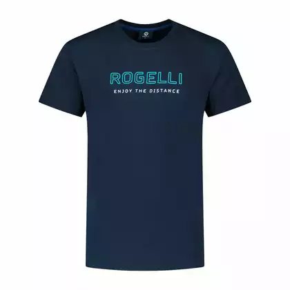 Rogelli Pánske tričko LOGO námornícka modrá 160.005