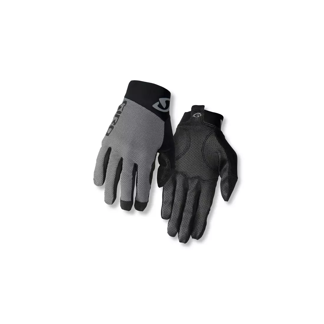 GIRO pánske cyklistické rukavice RIVET II titanium black GR-7085605