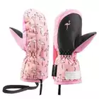 LEKI Little Flamingo Zap Mitt detské lyžiarske rukavice, pink