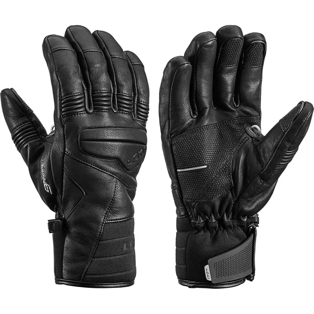 LEKI lyžiarske rukavice Progressive 9 S MF, black, 643880301080