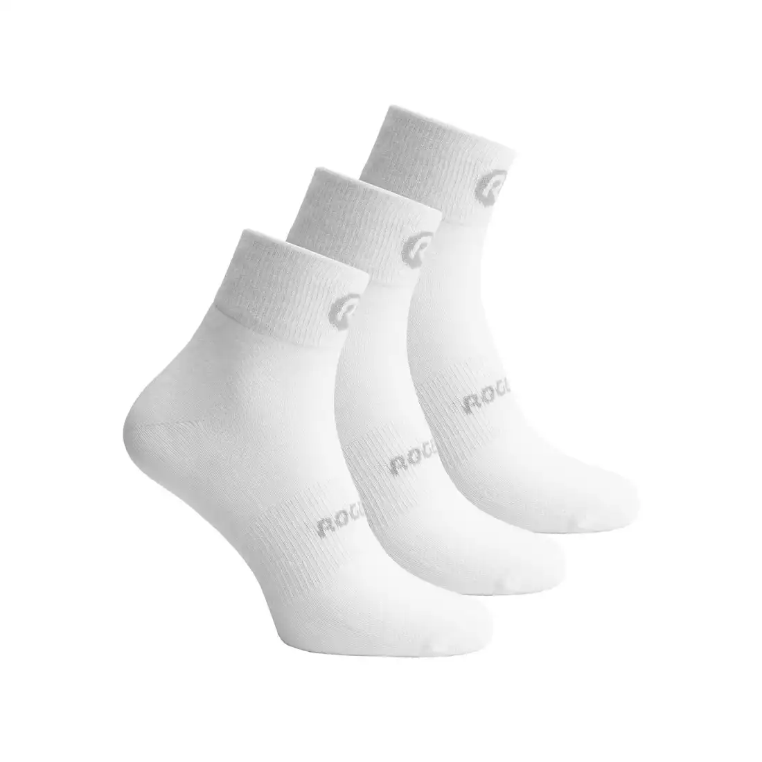 Rogelli CORE detské ponožky 3pack biely