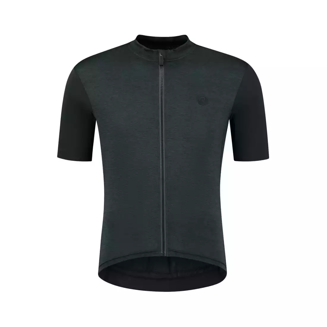 Rogelli  MELANGE pánsky cyklistický dres, šedo-čierna