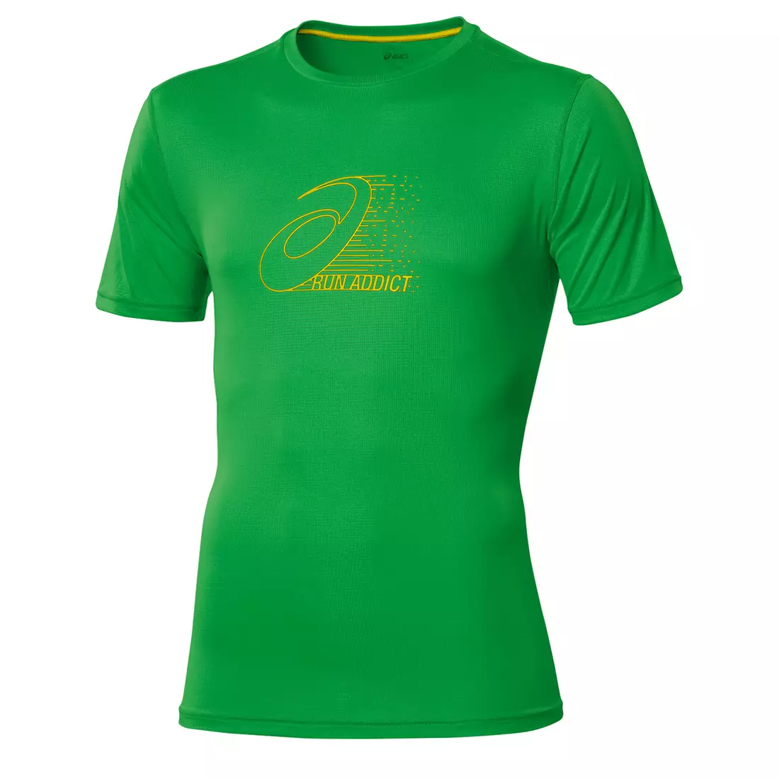 ASICS 110408-0498 GRAPHIC TOP - pánske bežecké tričko, farba: zelená