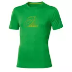 ASICS 110408-0498 GRAPHIC TOP - pánske bežecké tričko, farba: zelená