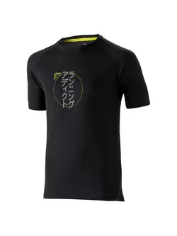 ASICS 110506-0904 GRAPHIC TOP - pánske bežecké tričko, farba: Čierna