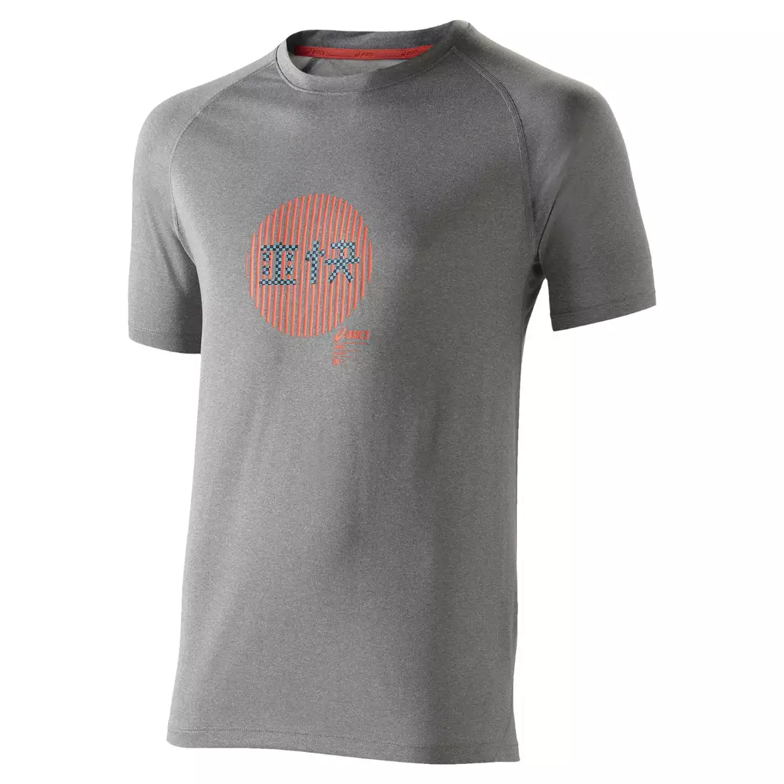 ASICS 110519-0714 SOUKAI GRAPHIC TOP - pánske bežecké tričko, farba: šedá