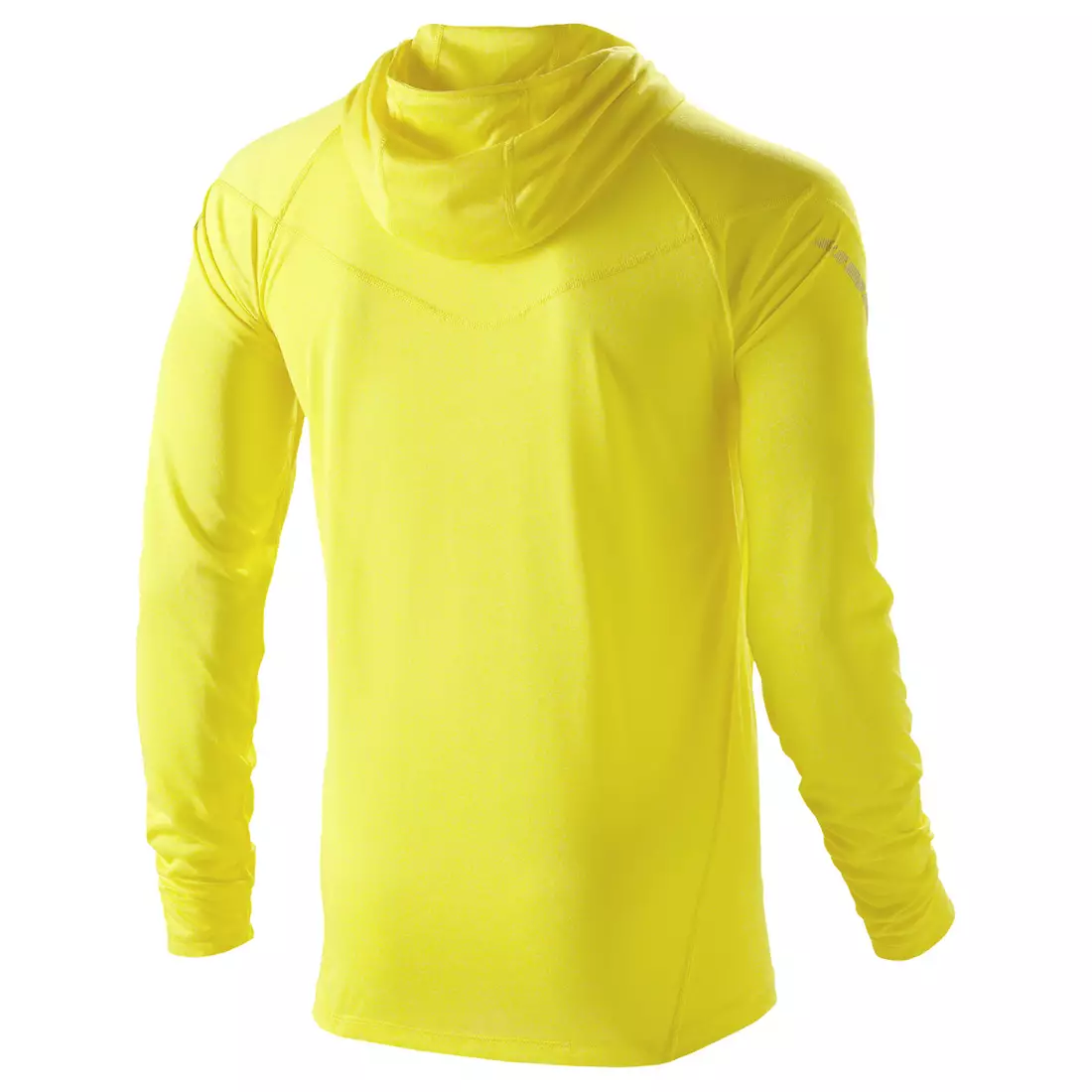 ASICS 110520-0396 SOUKAI 1/2 ZIP HOODIE - pánske tričko s kapucňou, farba: žltá
