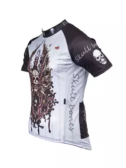 MikeSPORT DESIGN - SKULL BONES - pánsky cyklistický dres