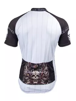 MikeSPORT DESIGN - SKULL BONES - pánsky cyklistický dres