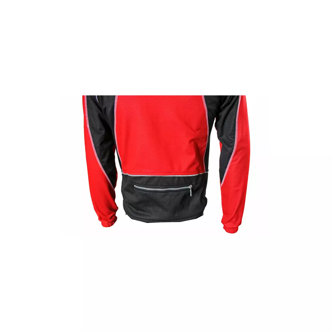 POLEDNIK - 1003 WINDBLOCK - membránová cyklistická bunda, farba: Červená