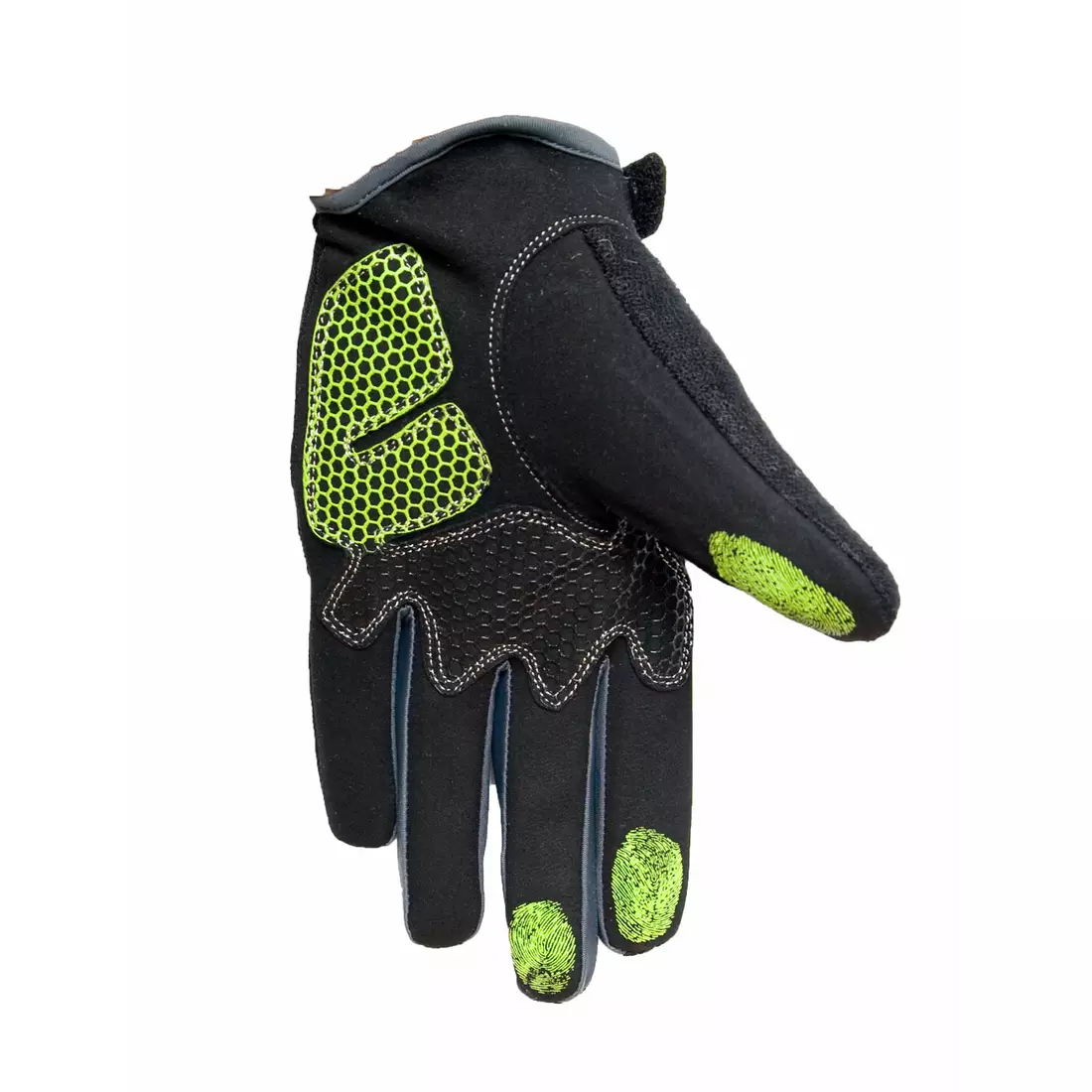 POLEDNIK - LONG NEW 13 cyklistické rukavice, farba: Čierna