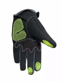POLEDNIK - LONG NEW 13 cyklistické rukavice, farba: Čierna