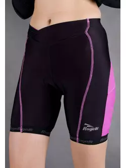 ROGELLI BYLA - dámske cyklistické šortky, farba: čierna a ružová