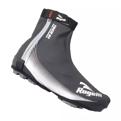 ROGELLI FIANDREX - Kryty na cyklistickú obuv, farba: čierna a strieborná
