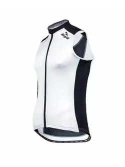 ROGELLI POLINO - pánsky cyklistický dres bez rukávov, farba: biela a čierna